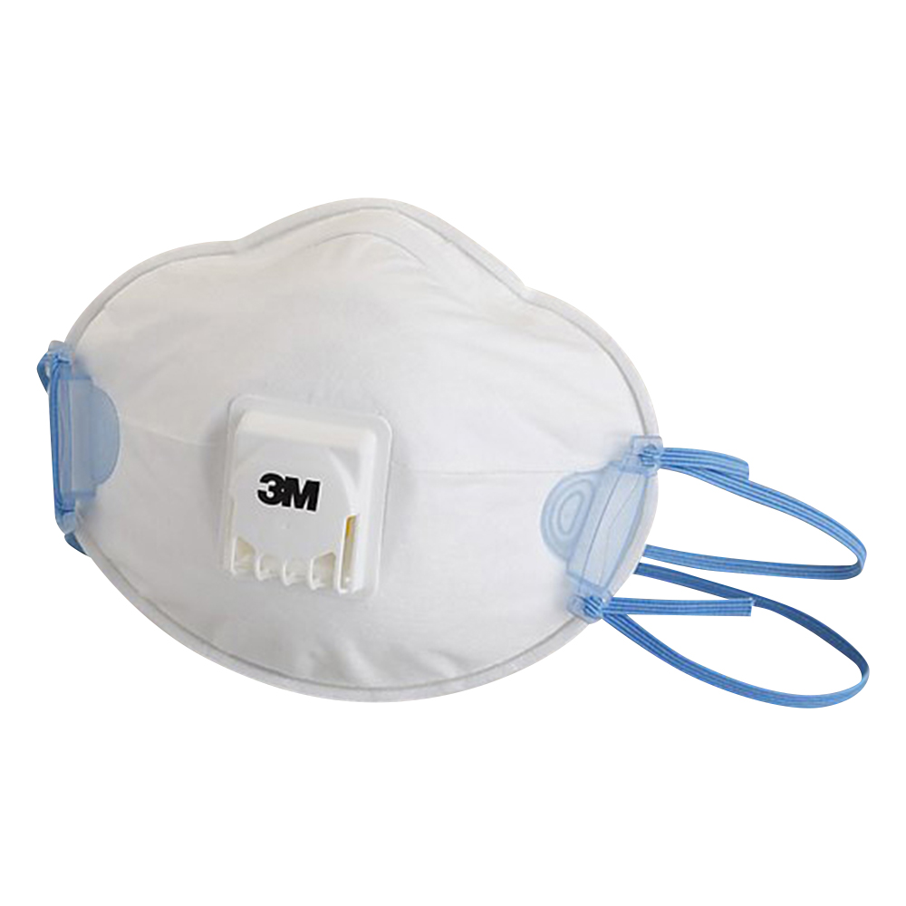 使い捨て式防じんマスク（排気弁付き）　10枚画像