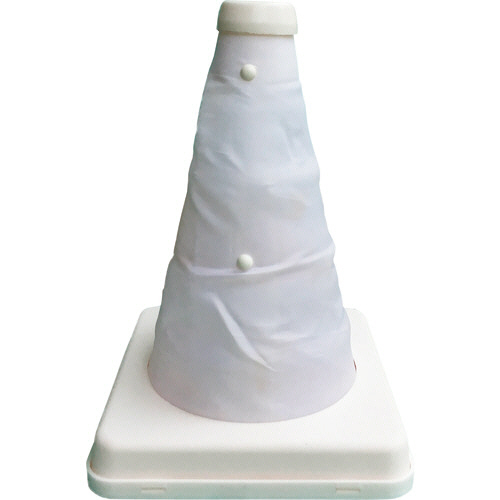 伸縮式三角ｺｰﾝ ﾎﾜｲﾄ 幅130×高さ200mm 1個画像