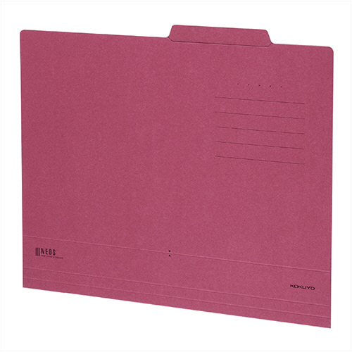 個別ﾌｫﾙﾀﾞｰ(NEOS) A4 ﾜｲﾝﾚｯﾄﾞ 1ｾｯﾄ(10冊)画像