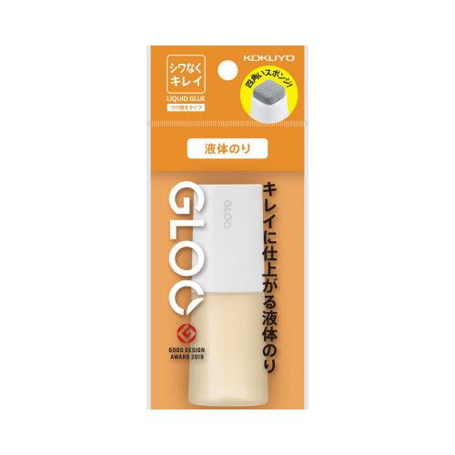 グルー液体のり　シワなくキレイ　本体・吊り下げ画像