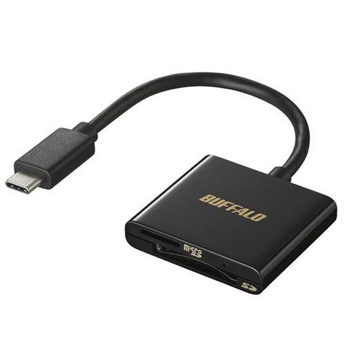 USB3.2 Gen1 Type-Cｶｰﾄﾞﾘｰﾀﾞｰ ﾌﾞﾗｯｸ 1個画像