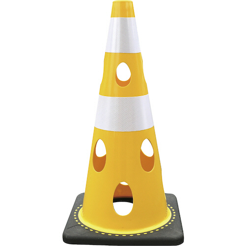 穴あきｺｰﾝ 反射ﾎﾜｲﾄ ｲｴﾛｰ 1本画像