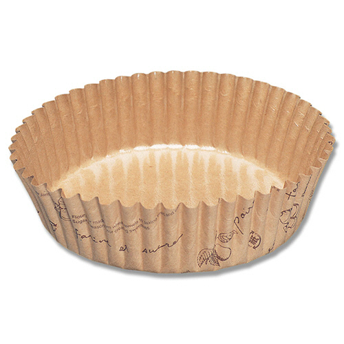 製菓資材 ﾍﾟｯﾄｶｯﾌﾟ 丸90 未晒ﾃｨｰﾀｲﾑ 1ｾｯﾄ(3000枚:300枚×10ﾊﾟｯｸ)画像