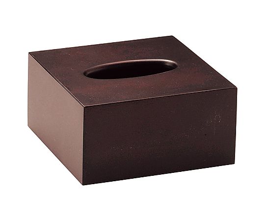 えいむ 木製ティッシュケース（小）ブラウン画像