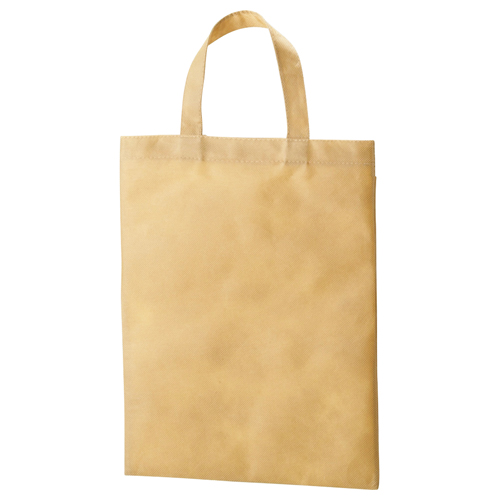 不織布ﾊﾞｯｸﾞ A4 ﾏﾁ無 ﾖｺ270×ﾀﾃ350mm ﾍﾞｰｼﾞｭ 1ﾊﾟｯｸ(10枚)画像