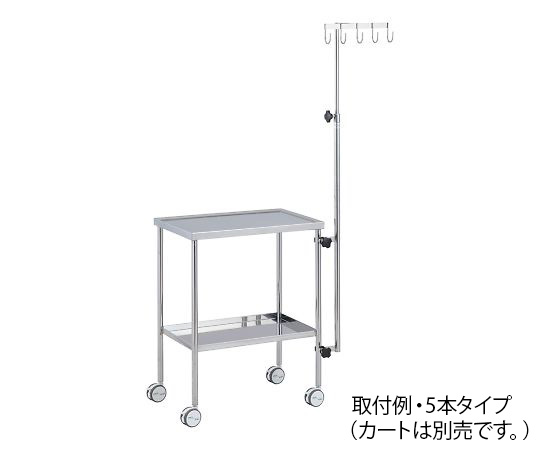 内視鏡処置具ハンガー（カートクランプタイプ）　3本タイプ画像
