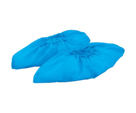 PE使い捨てシューズカバー　50足入　サイズフリー　ブルー