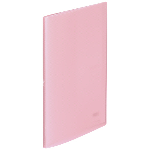 soeru ｸﾘﾔｰﾌﾞｯｸ A4ﾀﾃ 10ﾎﾟｹｯﾄ 背幅8mm ﾋﾟｰﾁﾋﾟﾝｸ 1冊画像