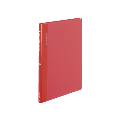 クリヤーブック固定式・横入　Ａ４縦　４０Ｐ　赤画像