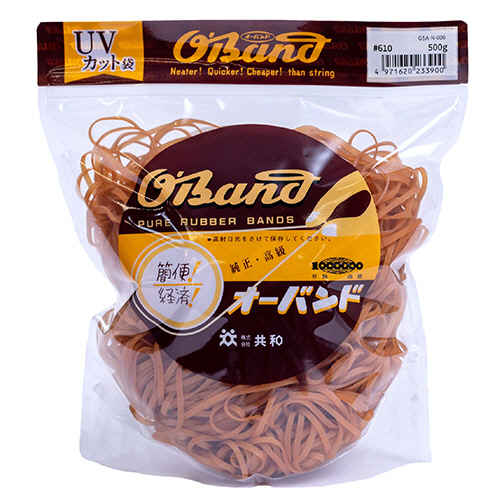 ｵｰﾊﾞﾝﾄﾞ #610 内径152mm 500g入 透明袋 1袋画像