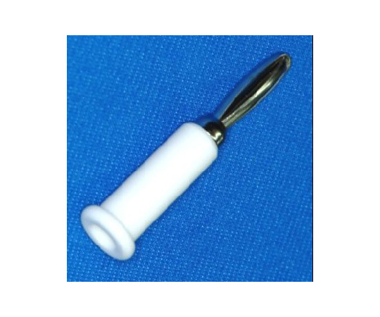 バナナプラグ　4mm　Φ11　白画像