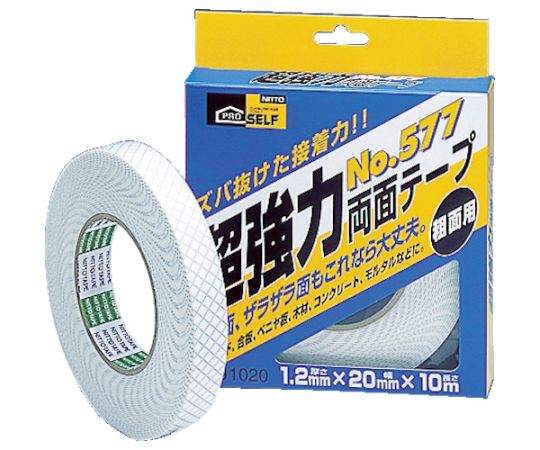 超強力両面テープ粗面用20X10画像