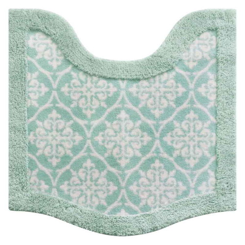 メリージェラートトイレマット「タイル」 60×60cm ミント画像