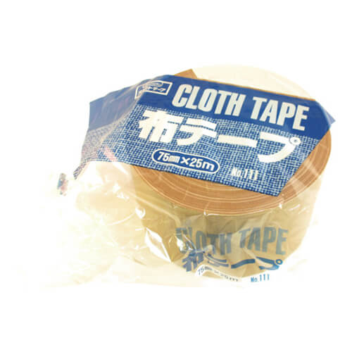 オカモト 布テープ No.111 75mm×25m 11175画像