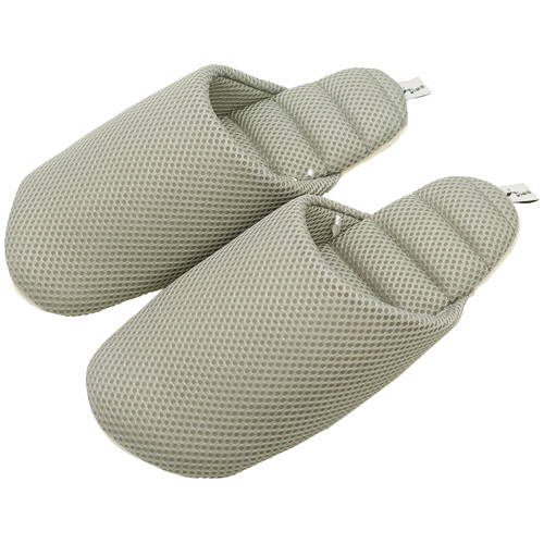 ｼﾞｬﾌﾞｼﾞｬﾌﾞｽﾘｯﾊﾟ(ﾒｯｼｭ) ｸﾞﾚｰ M 1足画像