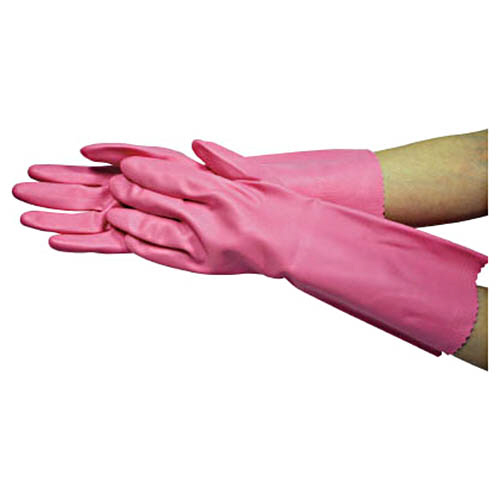 ﾐﾕｷ ﾋﾞﾆｰﾙ厚手 裏毛付 M ﾋﾟﾝｸ 1双画像