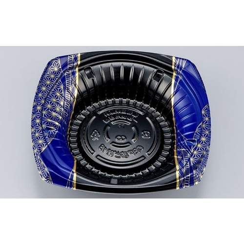 シーピー化成 どんぶり容器 CBFまど味18 いづつ青 本体画像