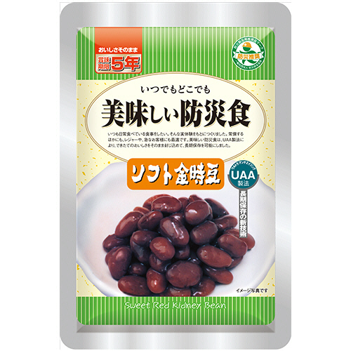 UAA食品 美味しい防災食 ｱﾚﾙｹﾞﾝ28品目不使用 ｿﾌﾄ金時豆 1ｾｯﾄ(50食)画像