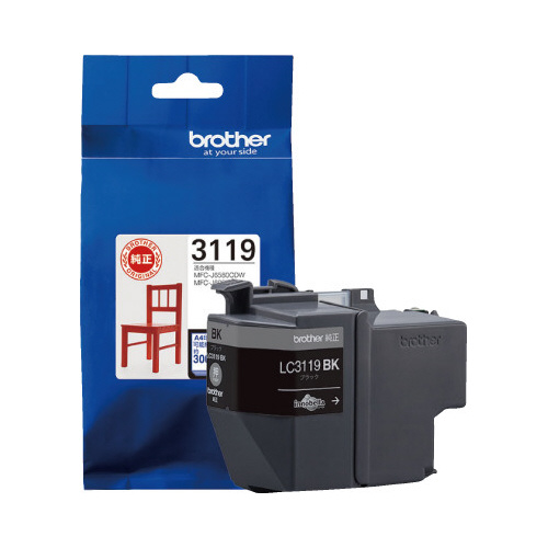 純正インク　ＬＣ３１１９ＢＫ　ブラック画像
