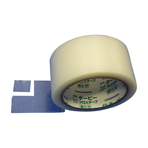 萩原 ﾀｰﾋﾟｰ養生ｸﾛｽﾃｰﾌﾟ 50mm×25m ﾀﾃﾖｺ手切れ ｸﾘｱ 1巻画像