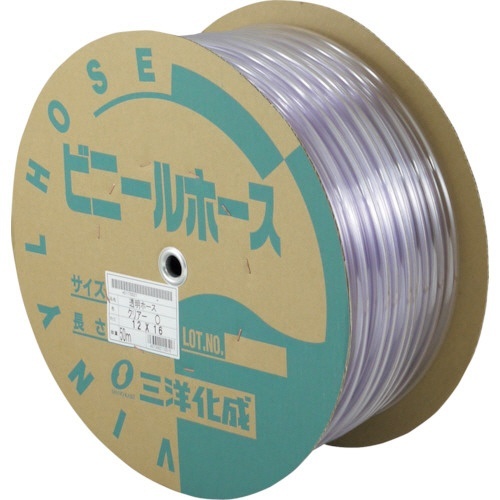 透明ﾎｰｽ 12×16 50mﾄﾞﾗﾑ巻 1巻画像