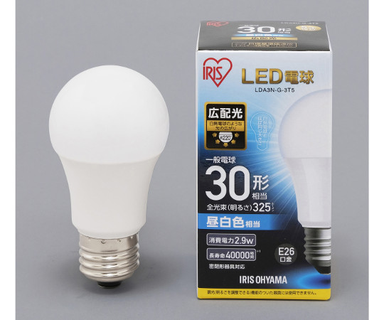 LED電球　広配光　30形相当　昼白色画像
