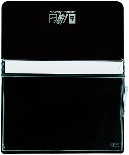 マグネットポケット　Ａ４　１８０×２３０ｍｍ　黒画像