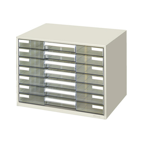 レターケース透明プラスチック引き出しＡ３　７段画像