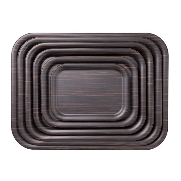 配膳備品 ノンスリップ アルボルトレー ブラック ABT-13BK トーダイ画像