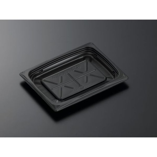 中央化学 軽食容器 CT葵 16-12A BK 本体画像