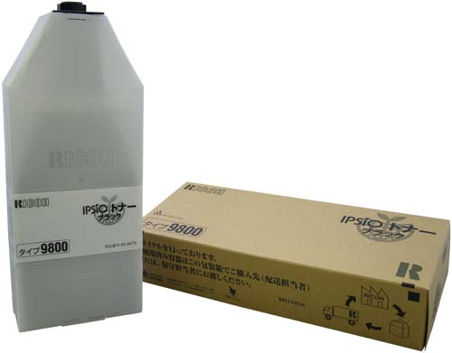 純正トナー　タイプ９８００　ブラック画像