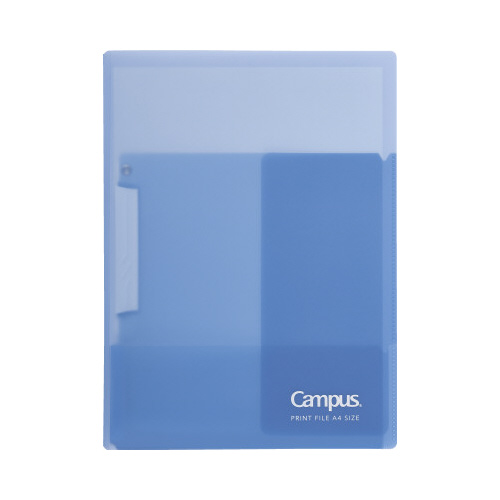 キャンパス　復習がしやすいプリントファイルブルー