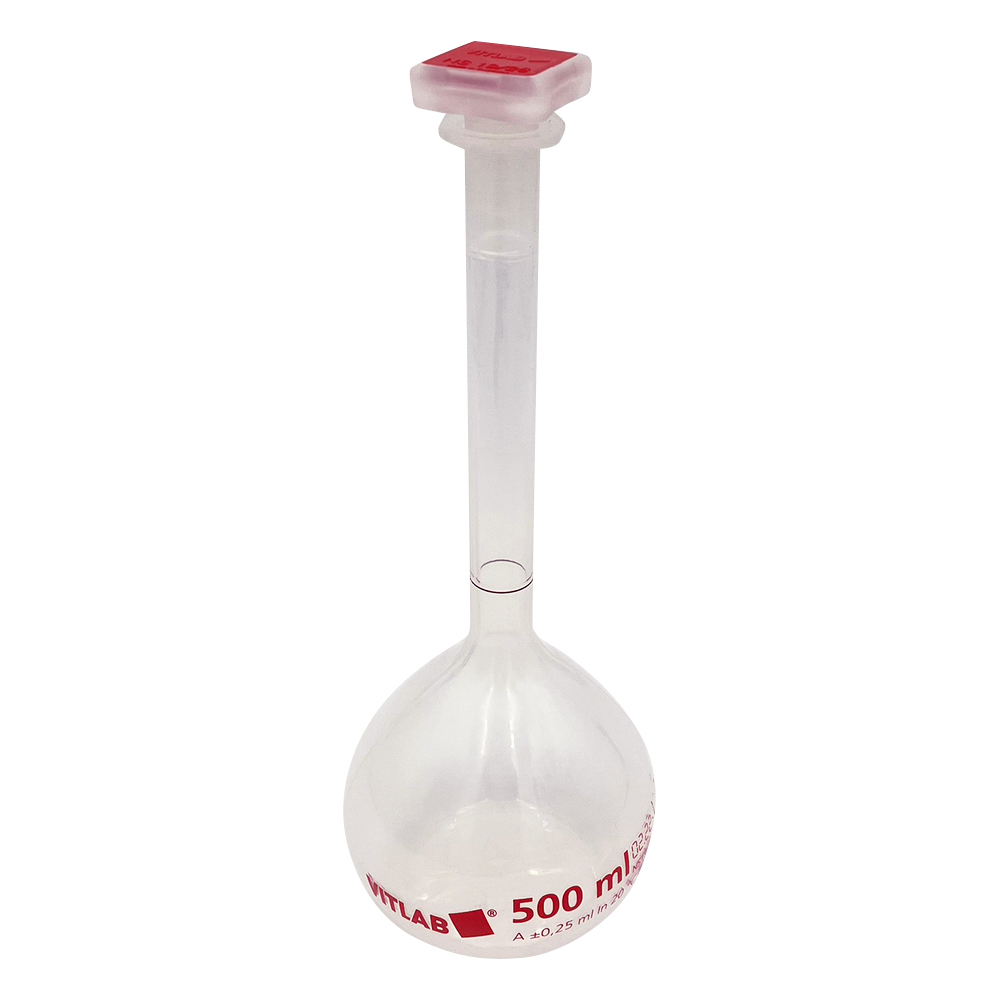 PMPメスフラスコ（PP栓付き） 500mL画像