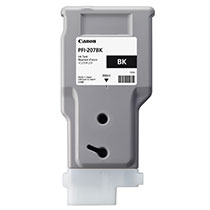 ｲﾝｸﾀﾝｸ PFI-207BK 染料ﾌﾞﾗｯｸ 300mL 8789B001 1個画像