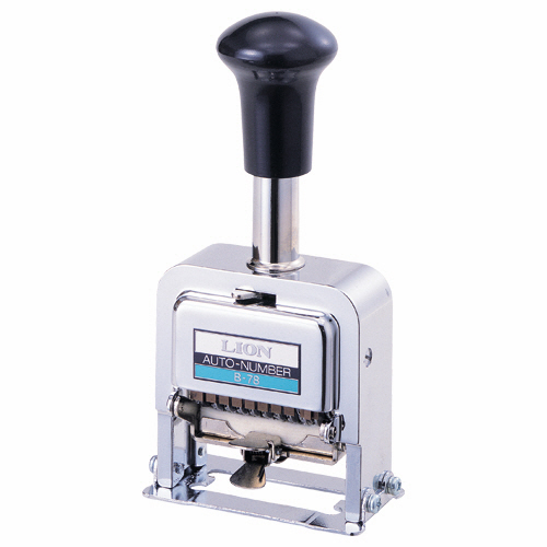 ﾅﾝﾊﾞﾘﾝｸﾞ B型 6桁7様式 E字体 1台画像