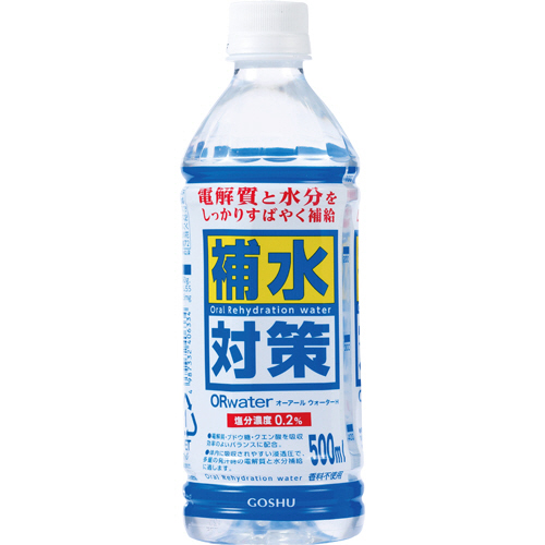 補水対策 ORwater(ｵｰｱｰﾙ ｳｫｰﾀｰ)H 500ml ﾍﾟｯﾄﾎﾞﾄﾙ 1ｾｯﾄ(24本)