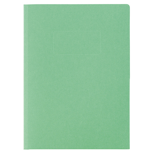 ｶﾗｰﾎﾟｹｯﾄﾎﾙﾀﾞｰ(紙製) 2つ折りﾀｲﾌﾟA4(見開きA3判) ｸﾞﾘｰﾝ 1冊画像