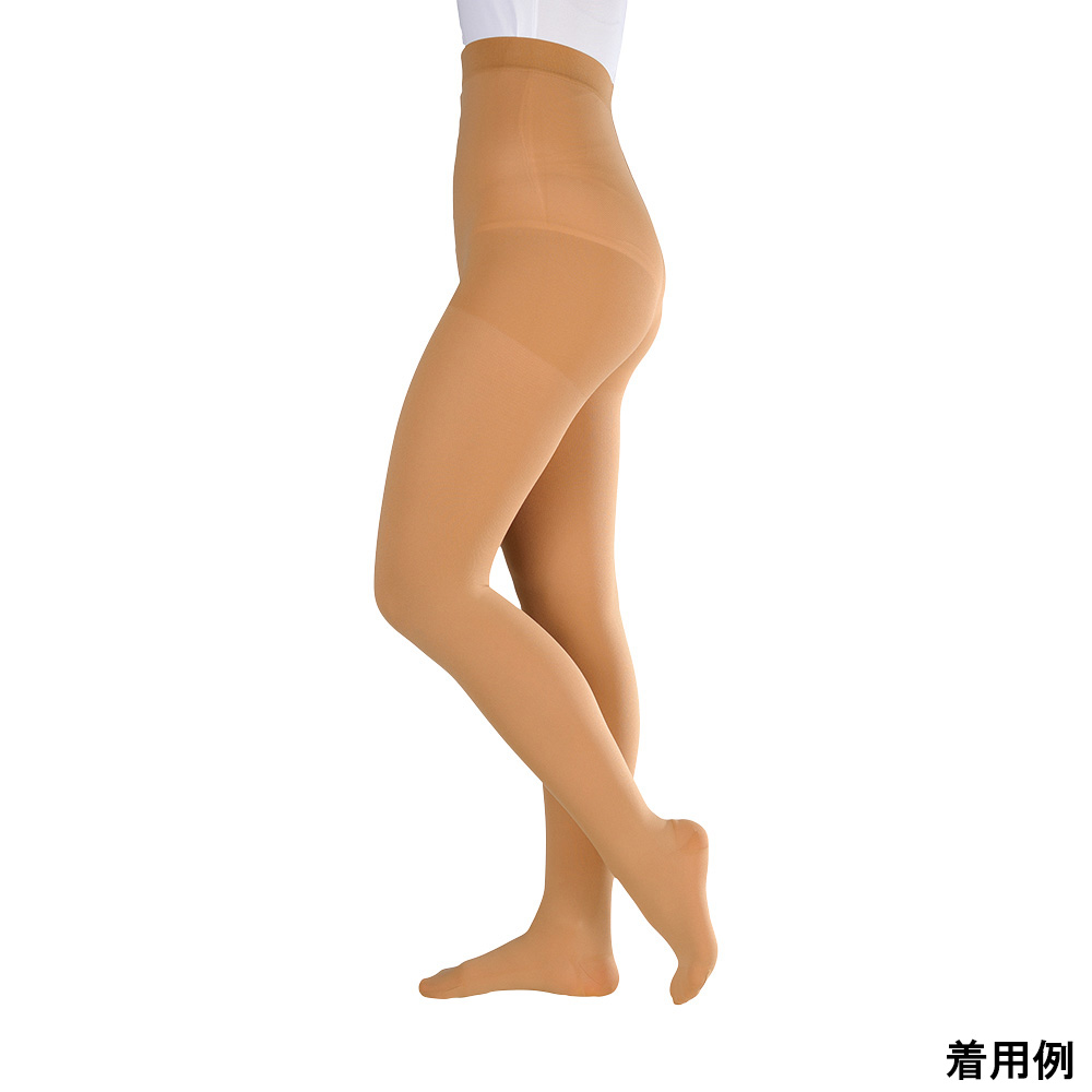 アンシルク®・2 パンティーストッキング（つま先あり）ライトブラウン L画像