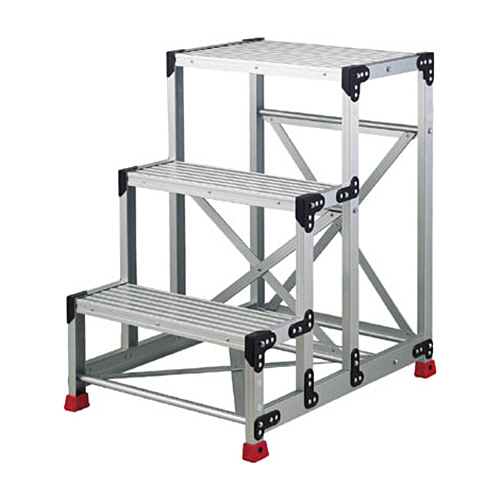 ｱﾙﾐ合金製作業台(高強度ﾀｲﾌﾟ) 0.9m 3段 1台画像