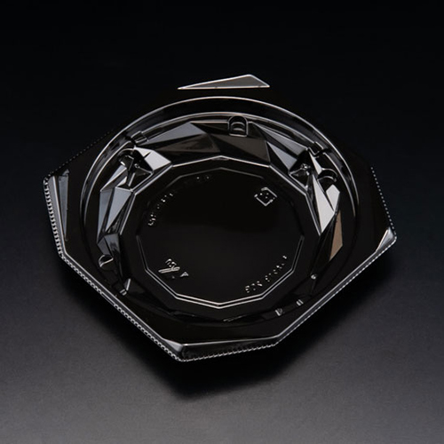 リスパック 透明カップ バイオ キラカク 13-25B 黒 本体画像