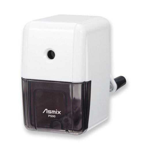 筆記具 らくらくあんしんけずりきミニ ホワイト PS90W アスカ