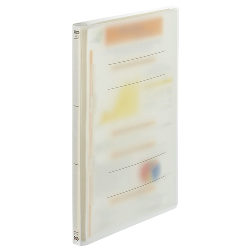 ﾌﾗｯﾄﾌｧｲﾙ(PP) A4ﾀﾃ 150枚収容 背幅17mm ｸﾘｱ 1ﾊﾟｯｸ(5冊)画像