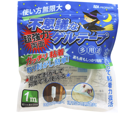 不思議なゲルテープ　透明　30mm×1m画像