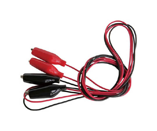 テストリード小 100cm シールドクリップS両端付 1袋（2本入）