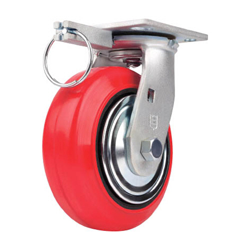 重荷重用ｷｬｽﾀｰ 自在 耐湿ｳﾚﾀﾝ車200mm 1個