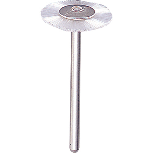 平型ﾌﾞﾗｼ(軸径3mm､外径φ20mm) ﾅｲﾛﾝ 1本画像