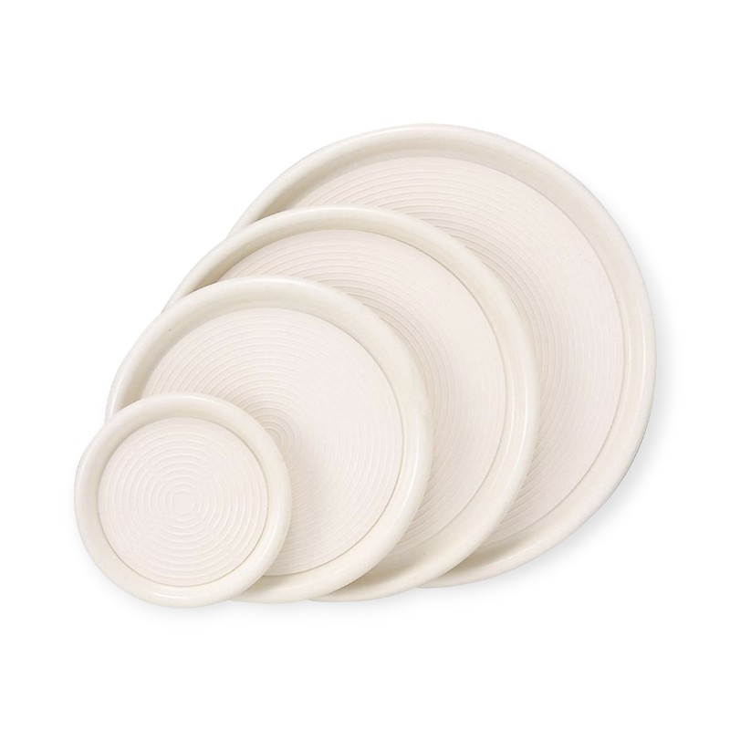 サービス用品 MT-013 マジックトレー 丸型 中 12インチ 白 PP袋入画像