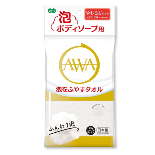 ボディタオル 泡のボディソープタオル画像
