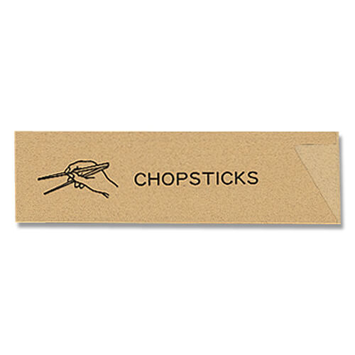 長井紙業 箸袋 ナチュラルミニ CHOPSTICK NR-C 500枚画像