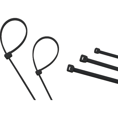 ｹｰﾌﾞﾙﾀｲ 耐候性 幅8.0×長さ450mm 最大結束Φ120mm 黒 1袋(50本)画像